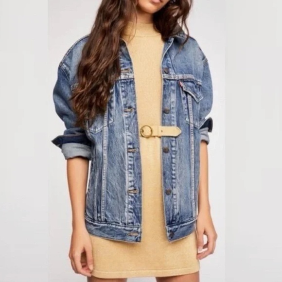 NWT Free People French Girl  Mini Dress Gold Cream Small - Picture 4 of 9